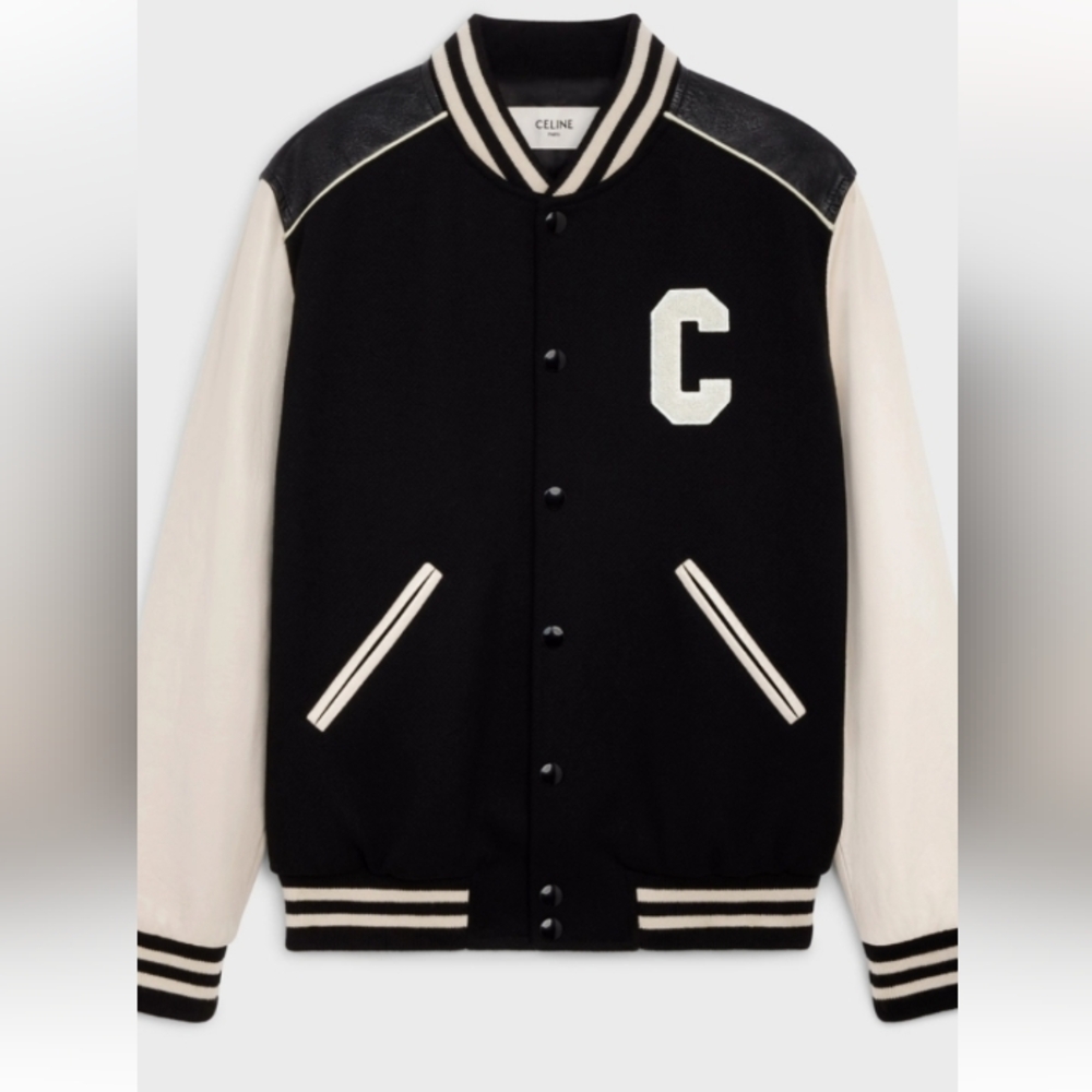 MEN'S CELINE CLASSIC TEDDY JACKET IN TEXTURED WOOL